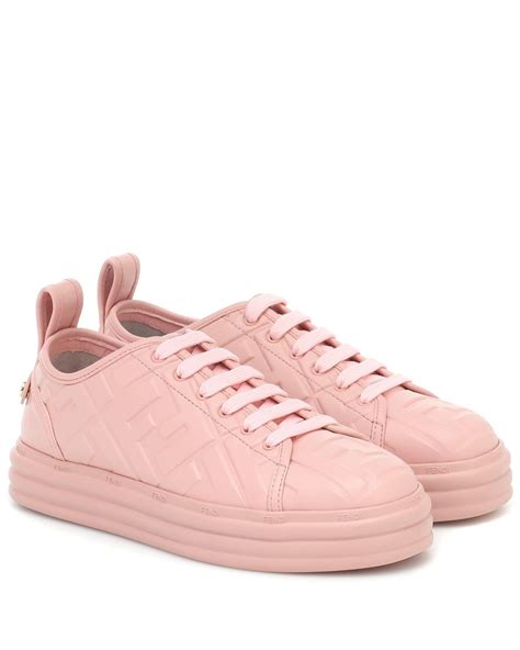 fendi sneakers sales|Fendi pink and grey sneakers.